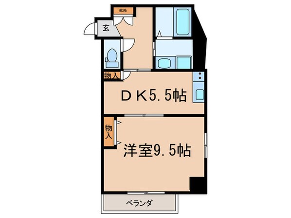 ルーブ末盛の物件間取画像